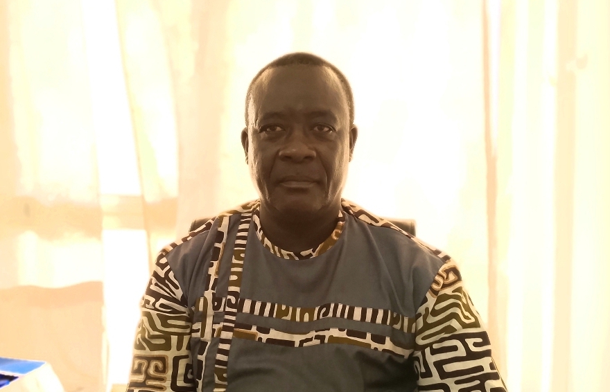 Adjudant GAMBAGA Adjola , chef sécurité CETEF.